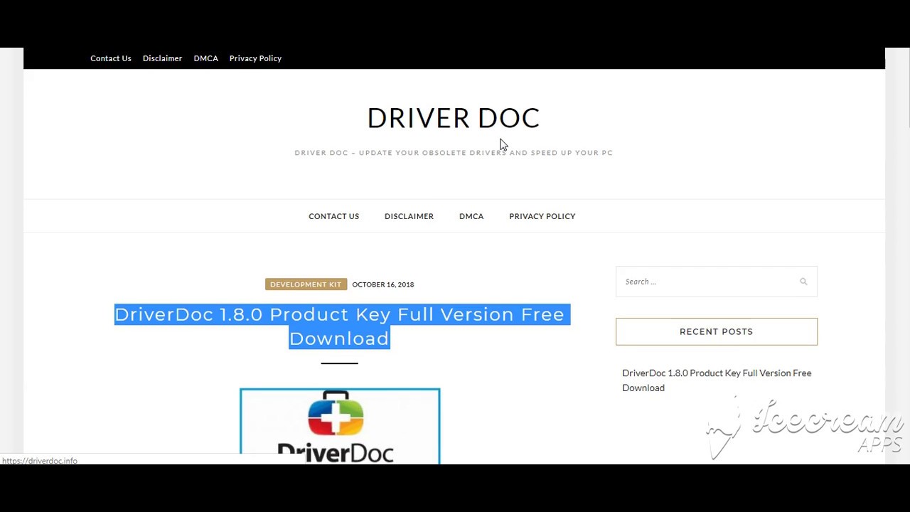 Driverdoc license key 2020